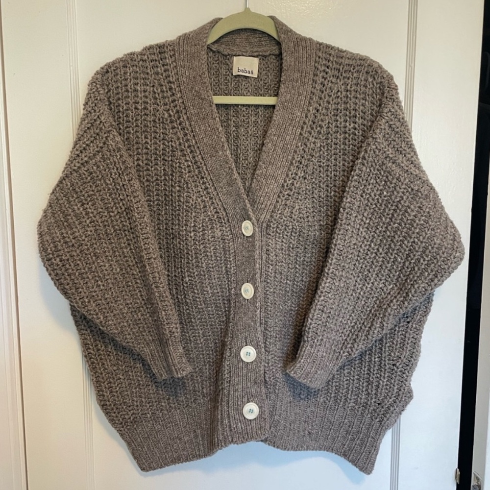 Babaa cardigan no19 dark mist